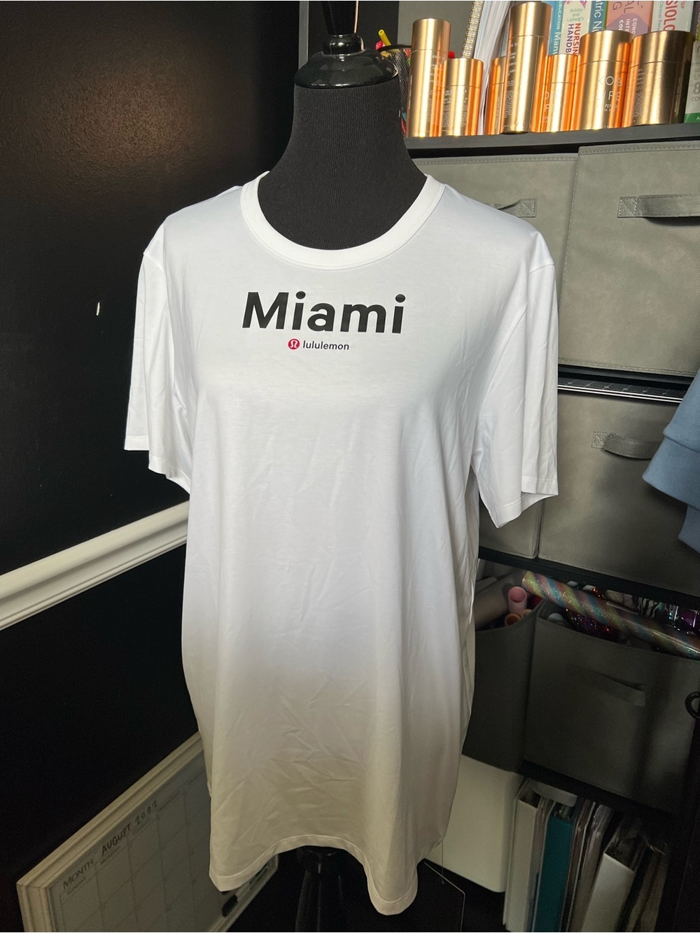 lululemon athletica White Miami Graphic Short-Sleeve Tee